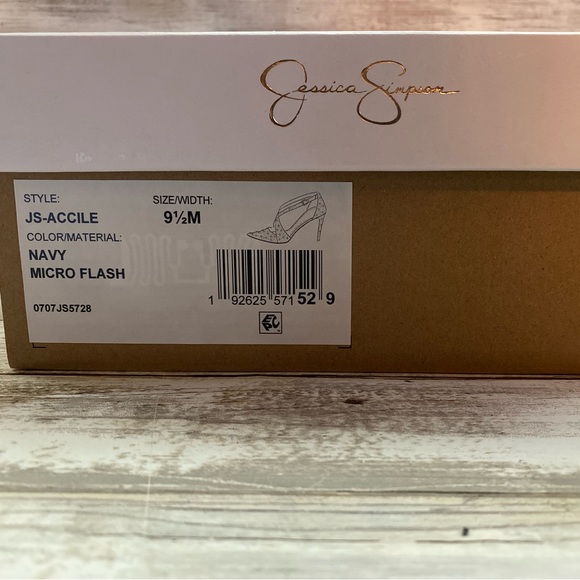 Sparkly Blue Heels Worn Once - Picture 7 of 8